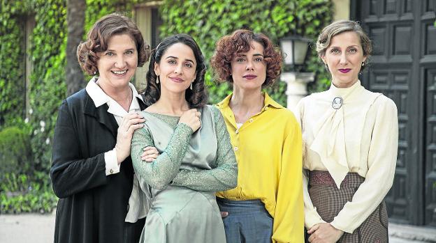 Ana Wagener, Macarena García, Patricia López Arnaiz y Cecilia Freire, protagonistas de 'La otra mirada'.