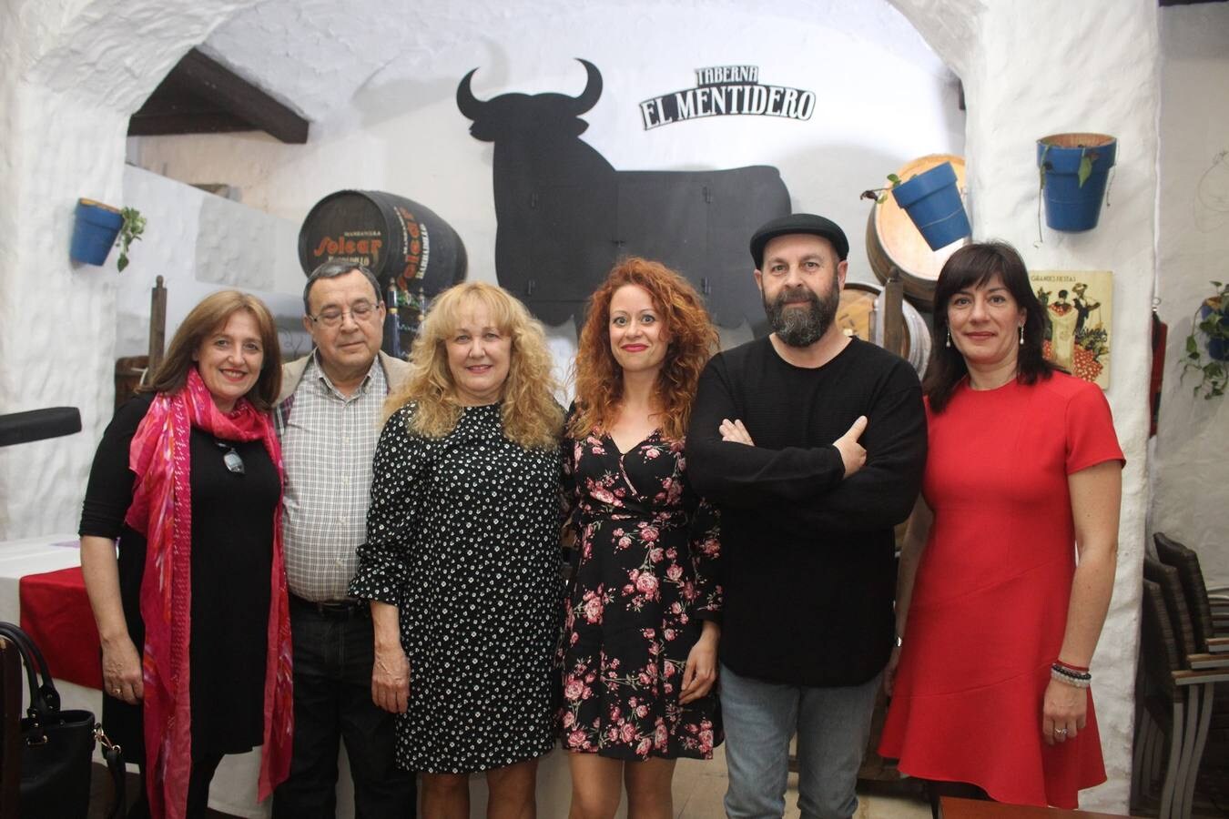 Auxi González, Antonio García Velasco, Isabel Romero, Carmen María Sabio, Juan Gaitán y Ana Isabel Almancha.