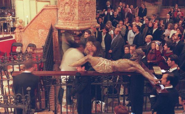 Un trámite eclesiástico frena la restauración de la imagen del Cristo Mutilado