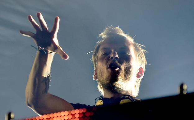 El DJ sueco Avicii, durante una actuación.