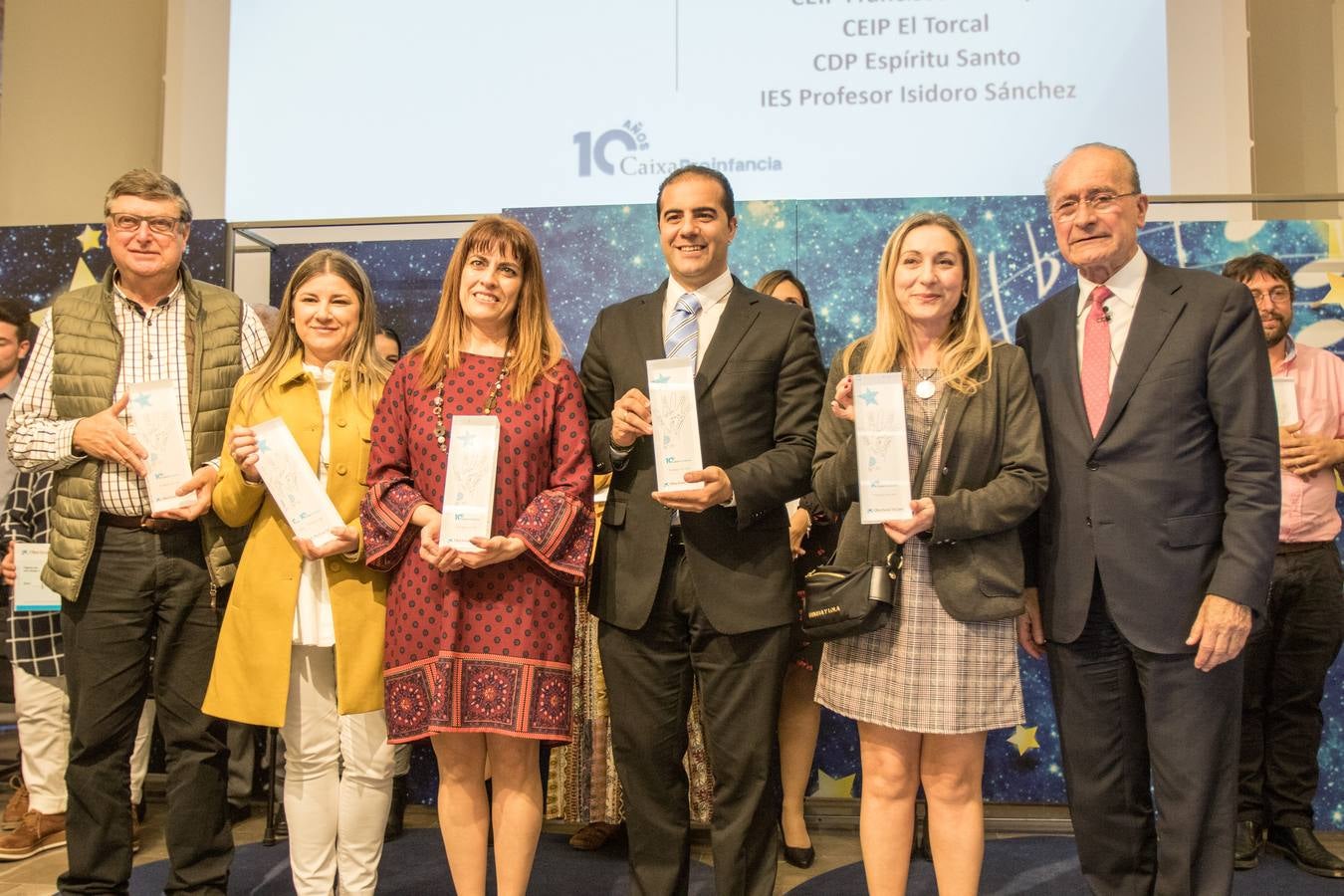 Cientos de personas abarrotan el Seminario de Málaga para celebrar el décimo aniversario de Caixa Proinfancia 