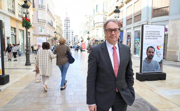 Marc Simón acudió a Málaga por los actos de aniversario del programa CaixaProinfancia. 
