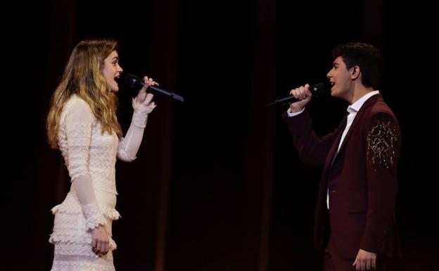 Alfred y Amaia, durante su ensayo. 