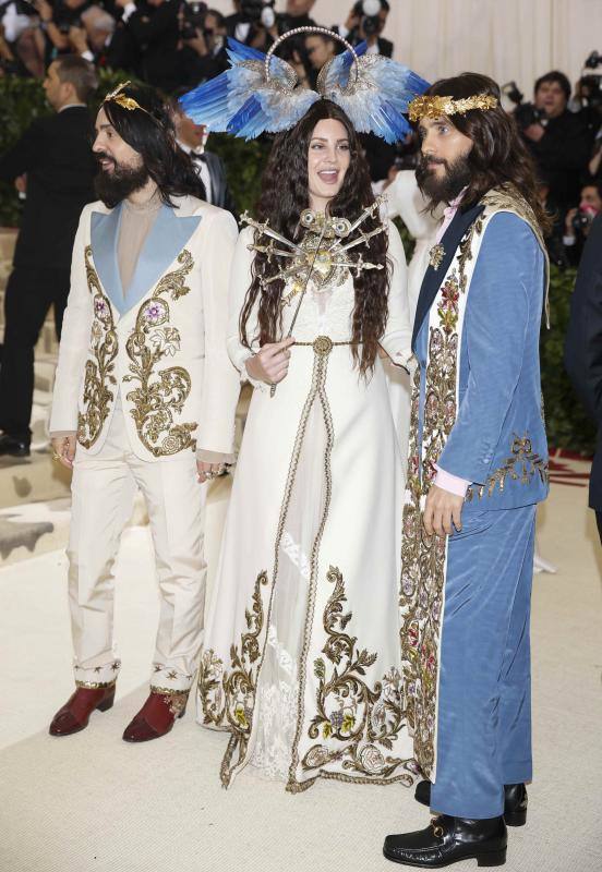 Alessandro Michele, Lana Del Rey y Jared Leto. 