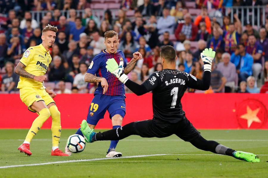 El Barcelona, ya campeón de Liga, recibe en el Camp Nou a un Villarreal que aún tiene trabajo por hacer para certificar su plaza europea. 