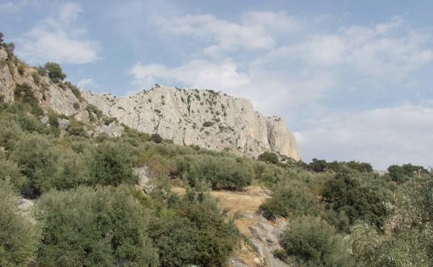 La ruta pasa junto a la Antigua Venta de Alfarnate