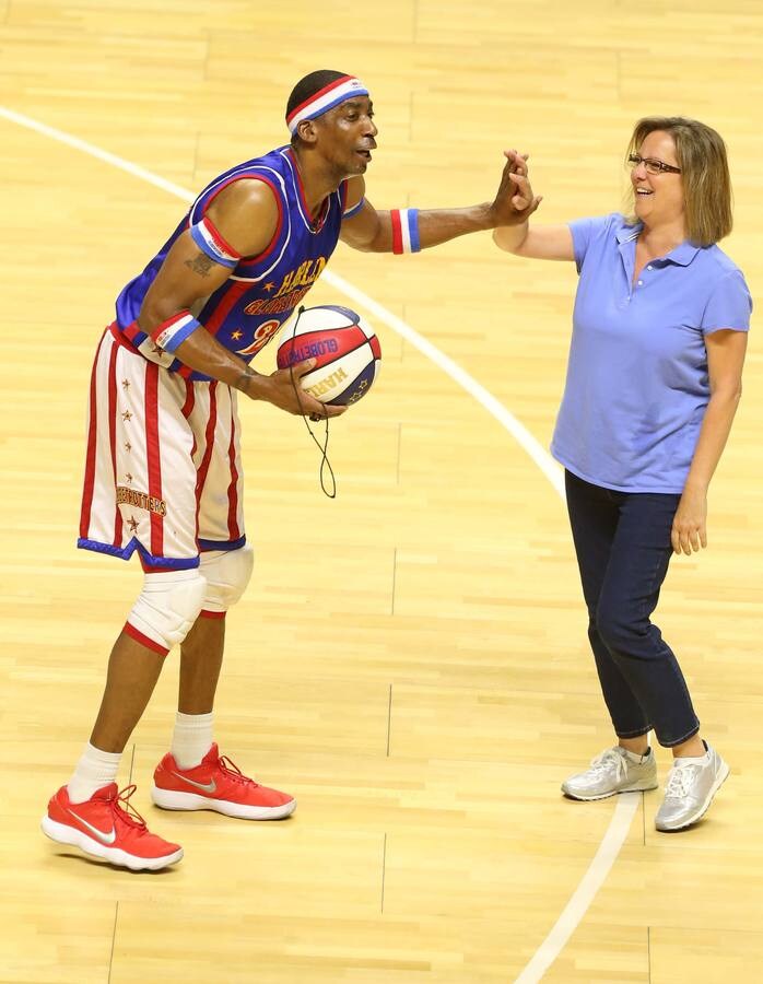 Fotos: El espectáculo de los Harlem Globetrotters en Málaga