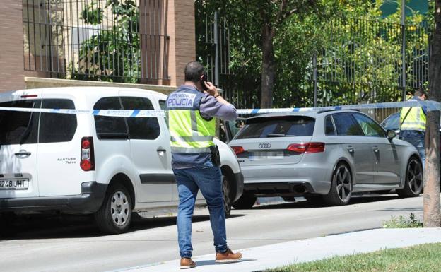 Lugar en el que se produjo el tiroteo el pasado sábado en San Pedro Alcántara. 