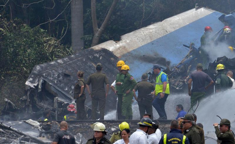 El aparato siniestrado, un Boeing 737 de la compañía Cubana de Aviación, se dirigía a Holguín con 113 personas a bordo