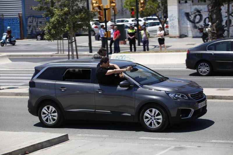 La calle Pacífico, en la capital, sede del rodaje de escenas de persecución