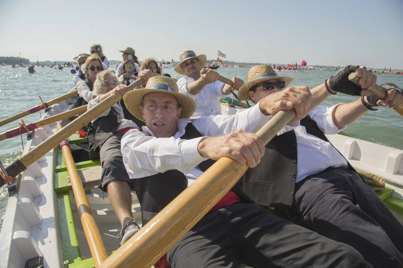 Dos jábegas (una de El Palo y otra de Pedregalejo) y una chalana participaron en la 44.ª Vogalonga de Venecia, una prueba no competitiva en la que participan miles de barcos llegados desde distintos puntos del mundo. Por primera vez participaron jábegas malagueñas.