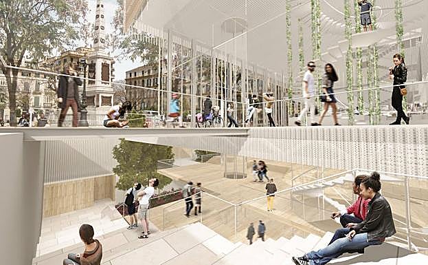 Proyecto Málaga All Space, de los arquitectos Alberto García y Juan Manuel Sánchez La Chica .