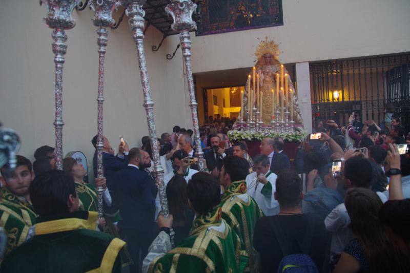 Las cofradías trasladan a sus vírgenes antes de la gran procesión del sábado 26 en Málaga capital