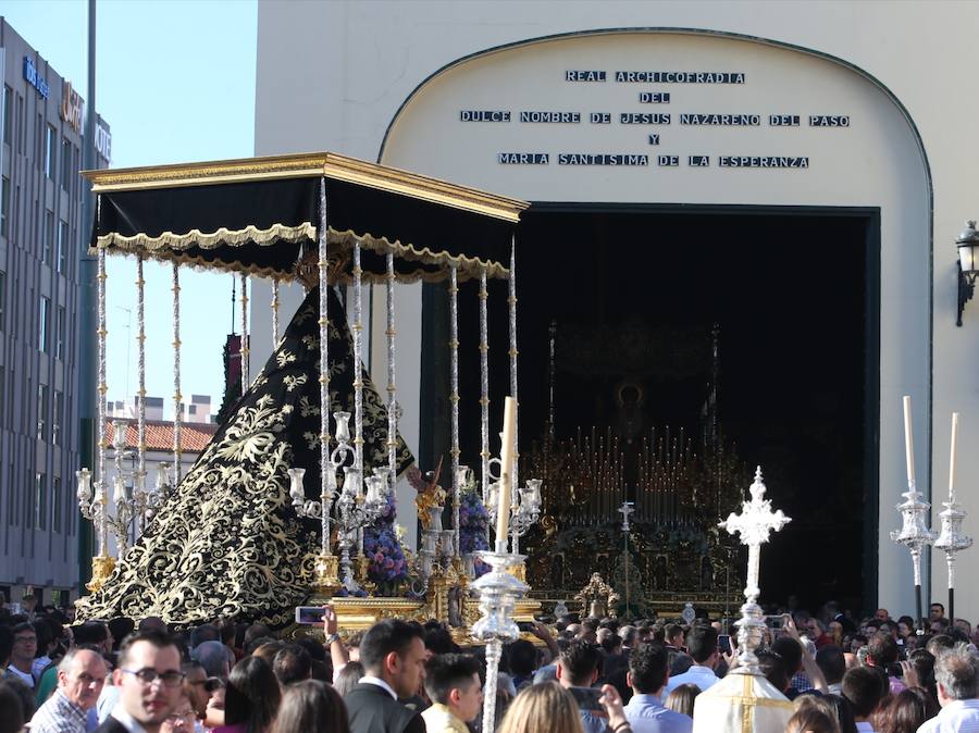 Los recorrido procesionales de las Vírgenes de la Victoria, Soledad de Mena, Dolores del Puente, Carmen de El Perchel, Rocío, María Auxiliadora, Amargura (Zamarrilla), Trinidad, Esperanza y Dolores de la Expiración