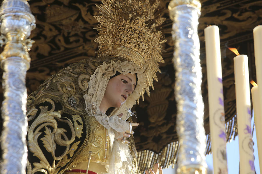Los recorridos procesionales de las Vírgenes de la Victoria, Soledad de Mena, Dolores del Puente, Carmen de El Perchel, Rocío, María Auxiliadora, Amargura (Zamarrilla), Trinidad, Esperanza y Dolores de la Expiración
