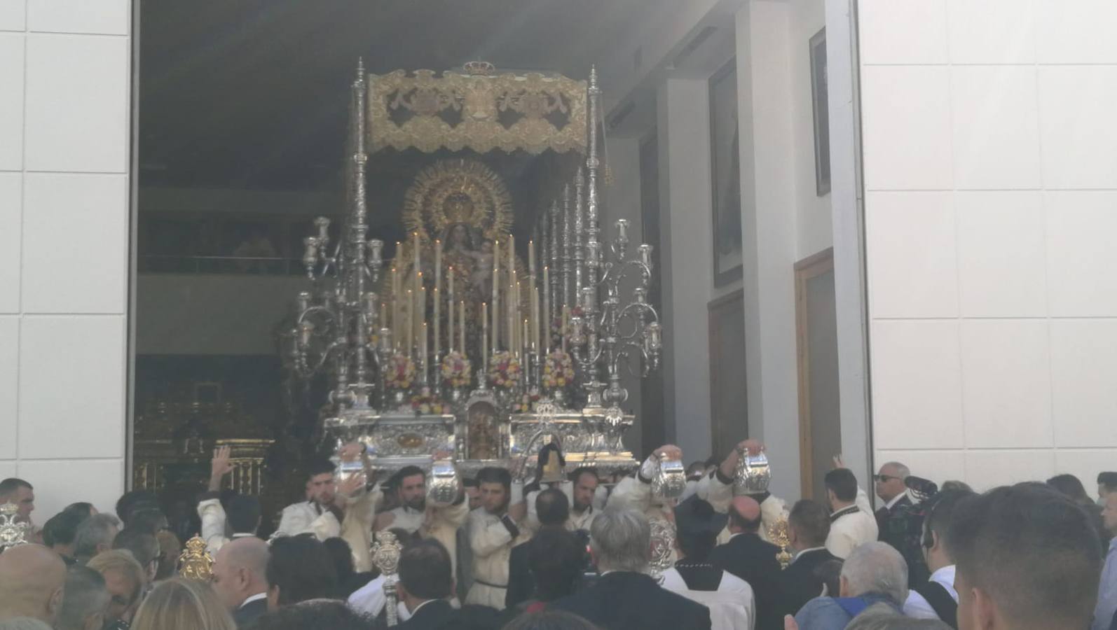 Los recorrido procesionales de las Vírgenes de la Victoria, Soledad de Mena, Dolores del Puente, Carmen de El Perchel, Rocío, María Auxiliadora, Amargura (Zamarrilla), Trinidad, Esperanza y Dolores de la Expiración