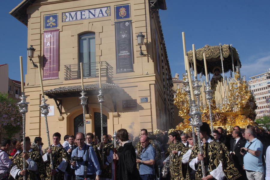 Los recorrido procesionales de las Vírgenes de la Victoria, Soledad de Mena, Dolores del Puente, Carmen de El Perchel, Rocío, María Auxiliadora, Amargura (Zamarrilla), Trinidad, Esperanza y Dolores de la Expiración