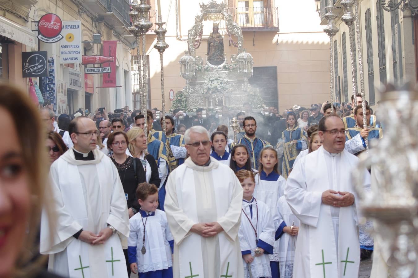 Los recorrido procesionales de las Vírgenes de la Victoria, Soledad de Mena, Dolores del Puente, Carmen de El Perchel, Rocío, María Auxiliadora, Amargura (Zamarrilla), Trinidad, Esperanza y Dolores de la Expiración