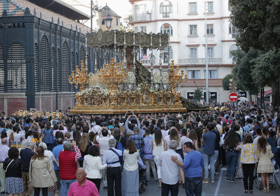 Los recorridos procesionales de las Vírgenes de la Victoria, Soledad de Mena, Dolores del Puente, Carmen de El Perchel, Rocío, María Auxiliadora, Amargura (Zamarrilla), Trinidad, Esperanza y Dolores de la Expiración