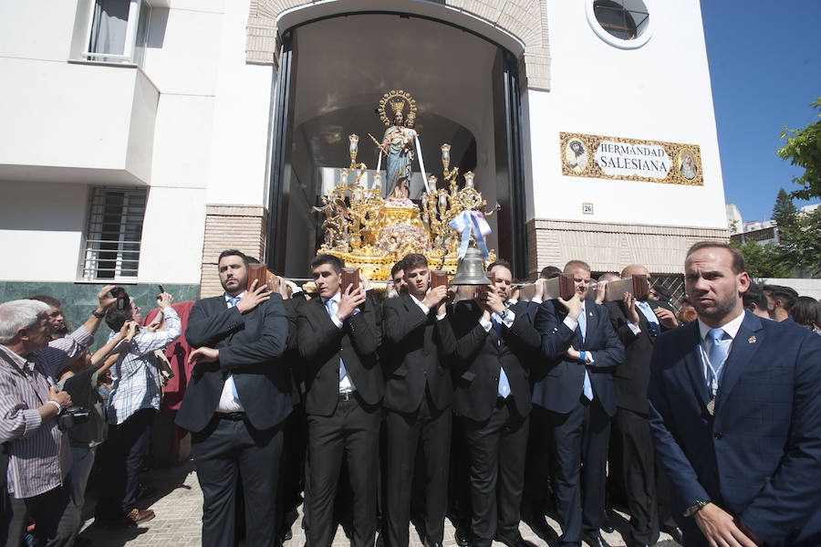 Los recorrido procesionales de las Vírgenes de la Victoria, Soledad de Mena, Dolores del Puente, Carmen de El Perchel, Rocío, María Auxiliadora, Amargura (Zamarrilla), Trinidad, Esperanza y Dolores de la Expiración