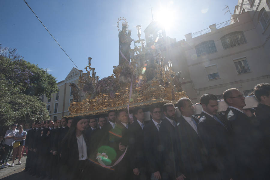 Los recorrido procesionales de las Vírgenes de la Victoria, Soledad de Mena, Dolores del Puente, Carmen de El Perchel, Rocío, María Auxiliadora, Amargura (Zamarrilla), Trinidad, Esperanza y Dolores de la Expiración