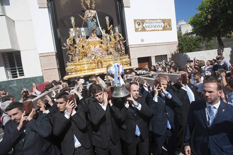 Los recorrido procesionales de las Vírgenes de la Victoria, Soledad de Mena, Dolores del Puente, Carmen de El Perchel, Rocío, María Auxiliadora, Amargura (Zamarrilla), Trinidad, Esperanza y Dolores de la Expiración
