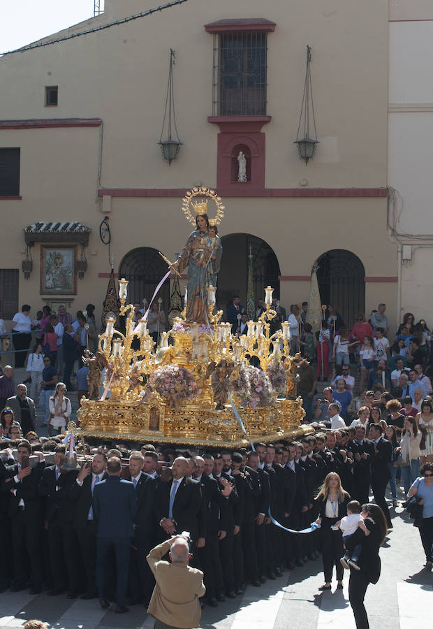 Los recorrido procesionales de las Vírgenes de la Victoria, Soledad de Mena, Dolores del Puente, Carmen de El Perchel, Rocío, María Auxiliadora, Amargura (Zamarrilla), Trinidad, Esperanza y Dolores de la Expiración