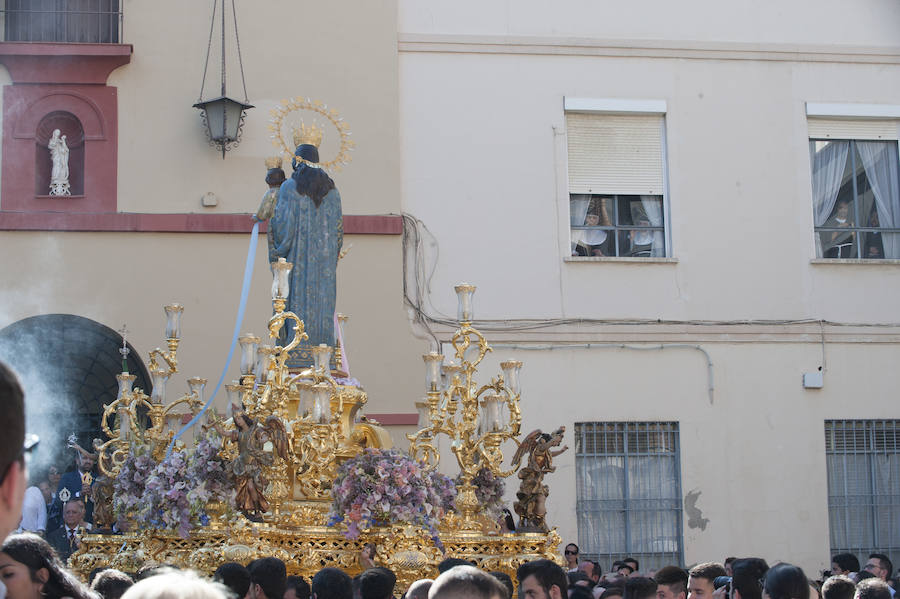 Los recorrido procesionales de las Vírgenes de la Victoria, Soledad de Mena, Dolores del Puente, Carmen de El Perchel, Rocío, María Auxiliadora, Amargura (Zamarrilla), Trinidad, Esperanza y Dolores de la Expiración