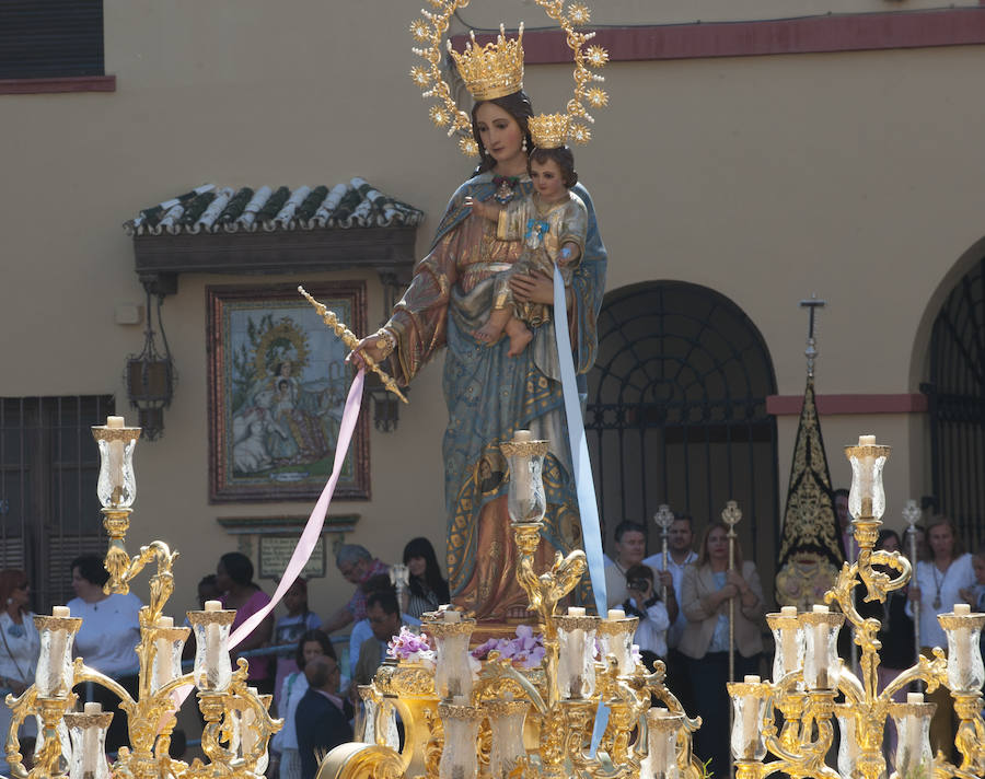 Los recorrido procesionales de las Vírgenes de la Victoria, Soledad de Mena, Dolores del Puente, Carmen de El Perchel, Rocío, María Auxiliadora, Amargura (Zamarrilla), Trinidad, Esperanza y Dolores de la Expiración