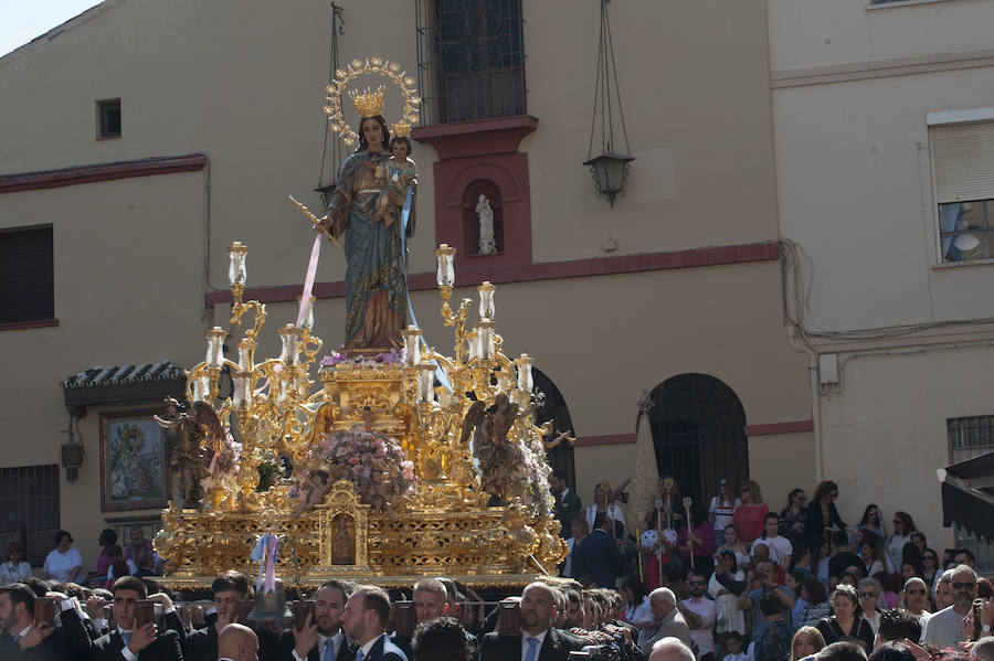 Los recorrido procesionales de las Vírgenes de la Victoria, Soledad de Mena, Dolores del Puente, Carmen de El Perchel, Rocío, María Auxiliadora, Amargura (Zamarrilla), Trinidad, Esperanza y Dolores de la Expiración