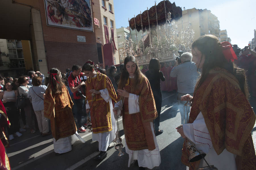 Los recorrido procesionales de las Vírgenes de la Victoria, Soledad de Mena, Dolores del Puente, Carmen de El Perchel, Rocío, María Auxiliadora, Amargura (Zamarrilla), Trinidad, Esperanza y Dolores de la Expiración