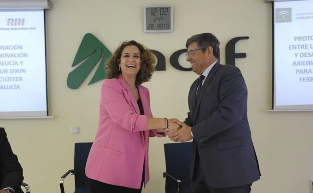 La Junta de Andalucía se suma al impulso del clúster ferroviario con sede en Málaga