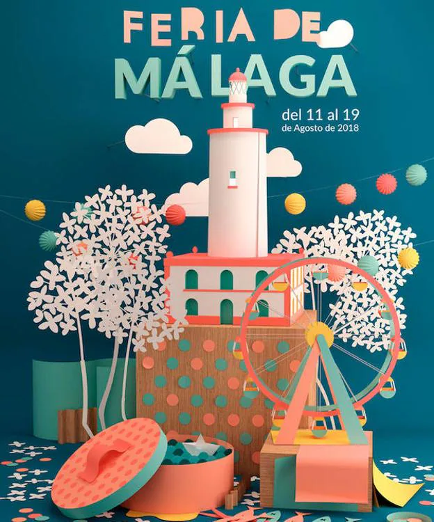 El cartel que anunciará la Feria de Málaga 2018.