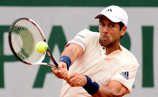 Fernando Verdasco, durante el partido. 