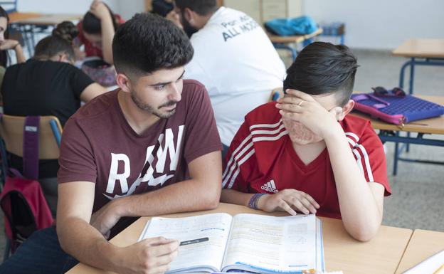 David Martín es mentor de un alumno de 2.º de ESO desde hace dos años. 