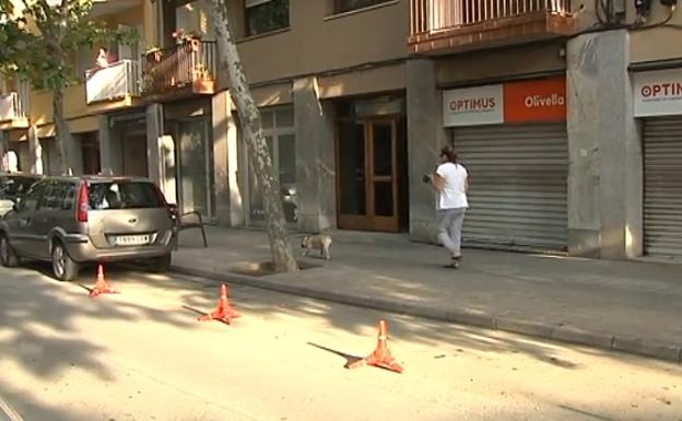 Lugar donde han hallado muerta a una menor en Vilanova i la Geltrú.