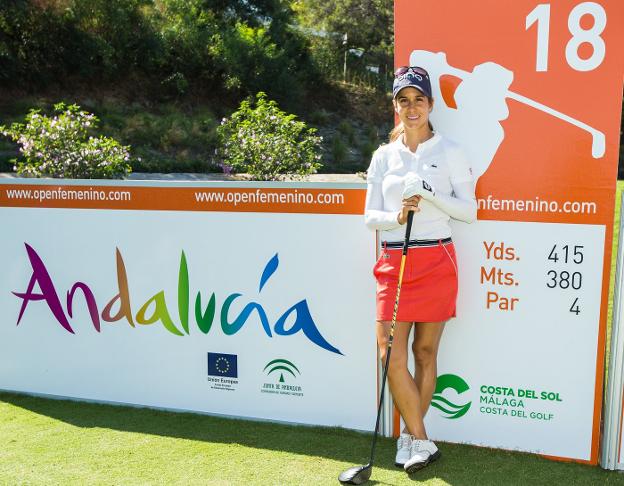 Azahara Muñoz, en el Open de España de 2016. :: sur