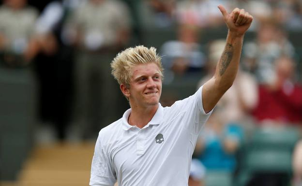 Álex Davidovich durante la celebración de Wimbledon Junior en el julio pasado.