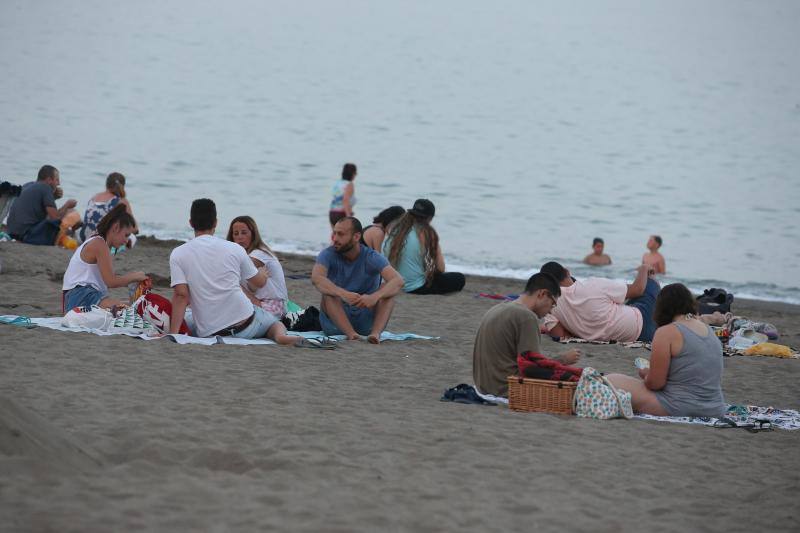 Imágenes de la jornada en la playa de La Misericordia