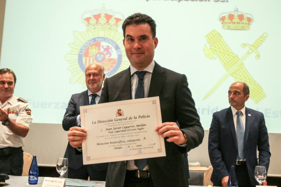 Otorga 160 menciones honoríficas a personal de empresas de seguridad privada de Málaga