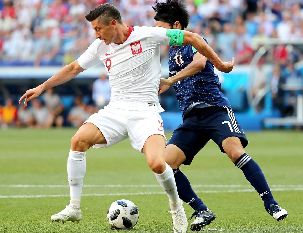 Las mejores imágenes del tercer partido del Grupo H entre Japón y Polonia. 