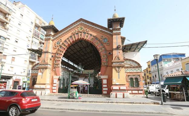 Foto de archivo de mercado de Salamanca. 