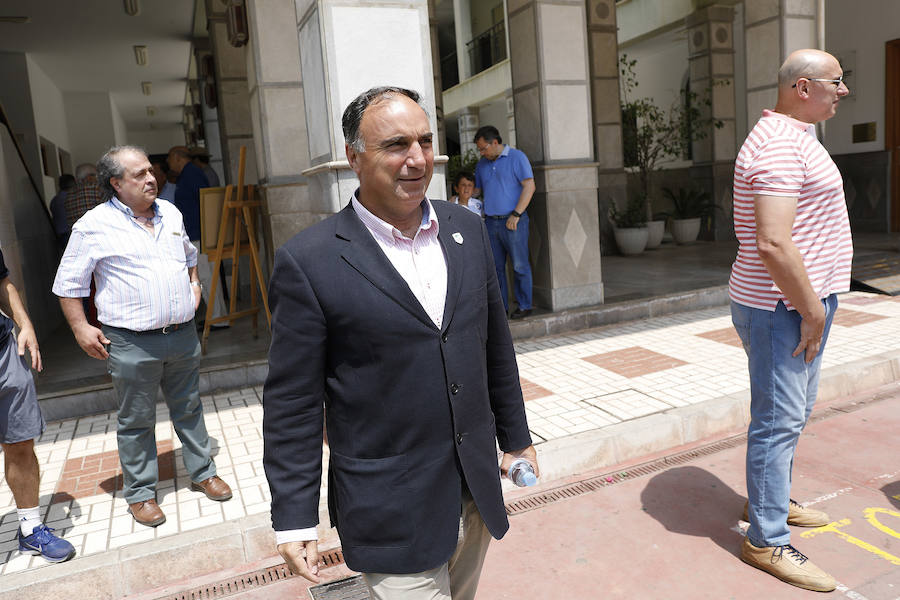 Aficionados,técnicos, directivos y jugadores se reunieron en el colegio de calle La Victoria para celebrar la efeméride