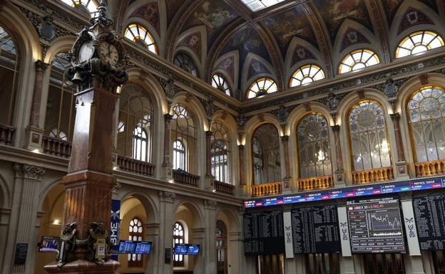 Sede de la Bolsa en Madrid. 