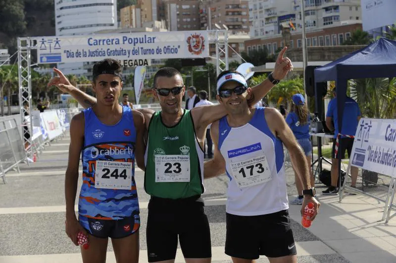 Bajo el lema 'Corre, anda, por un turno de oficio digno', más de 400 personas han participado este sábado 7 de julio en la carrera popular