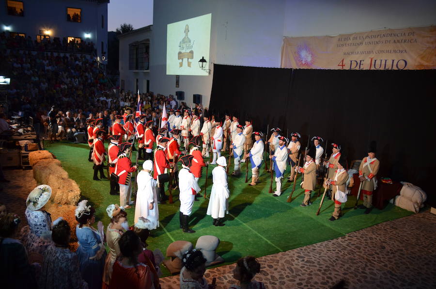 Macharaviaya festeja el 4 de julio con un homenaje al militar Bernardo de Gálvez, figura clave en la independencia de Estados Unidos.