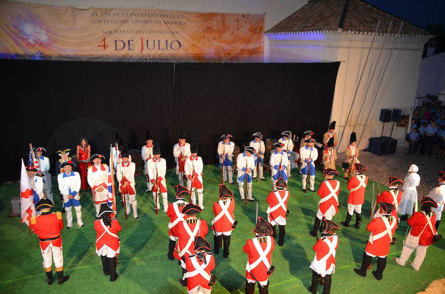 Macharaviaya festeja el 4 de julio con un homenaje al militar Bernardo de Gálvez, figura clave en la independencia de Estados Unidos.