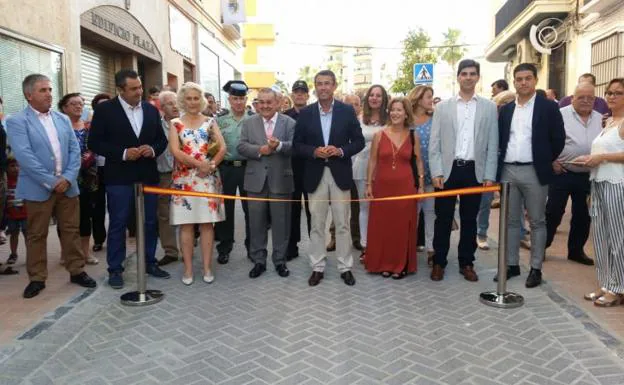 Inauguración de la nueva calle La Feria. 