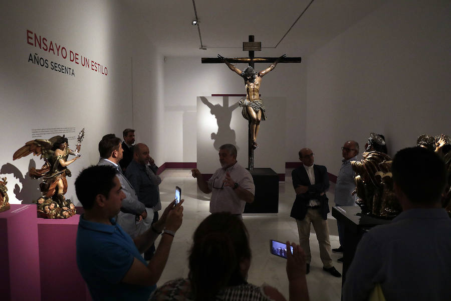 Medio centenar de obras y piezas realizadas en el taller del imaginero Francisco Buiza se exponen juntas por primera vez en esta muestra del ArsMálaga Palacio Episcopal única en toda Andalucía.