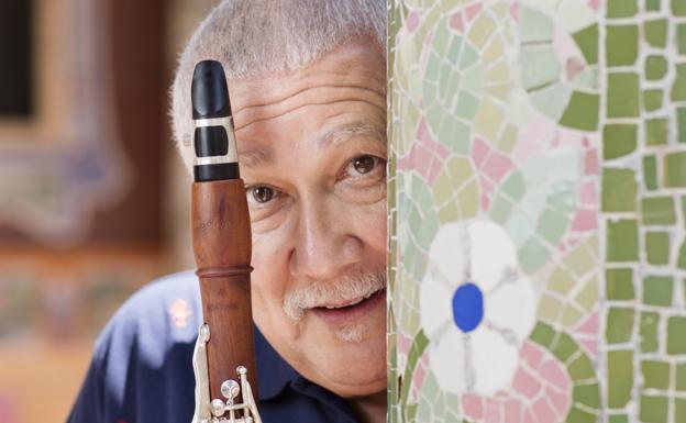 Paquito D'Rivera recala esta noche en la Cueva de Nerja. 